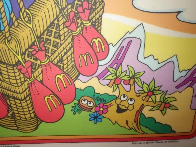 80’S★McDonald's★壁掛け★ポスター★42★ビンテージ★マクドナルド