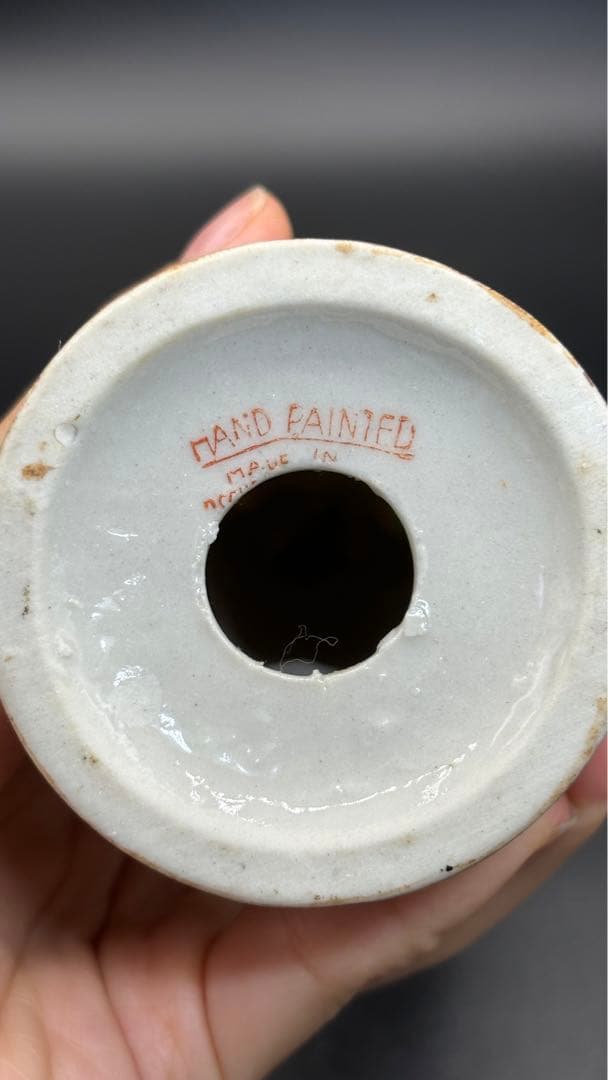 中国美術 古玩 色絵陶人形 陶器人形 高さ約20cm 置物 オブジェ 古董品