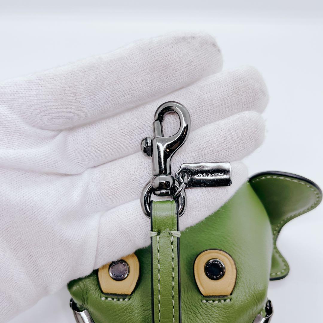 【希少】COACH カエル型ケース グリーン レザー アニマル 箱付き