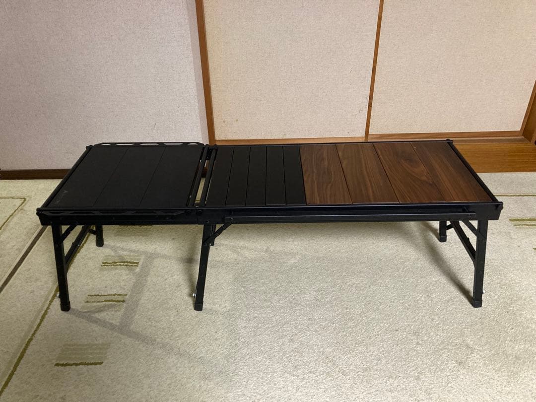 ラーテルワークス　ウッドパネルテーブル+エクステンションユニット　セット