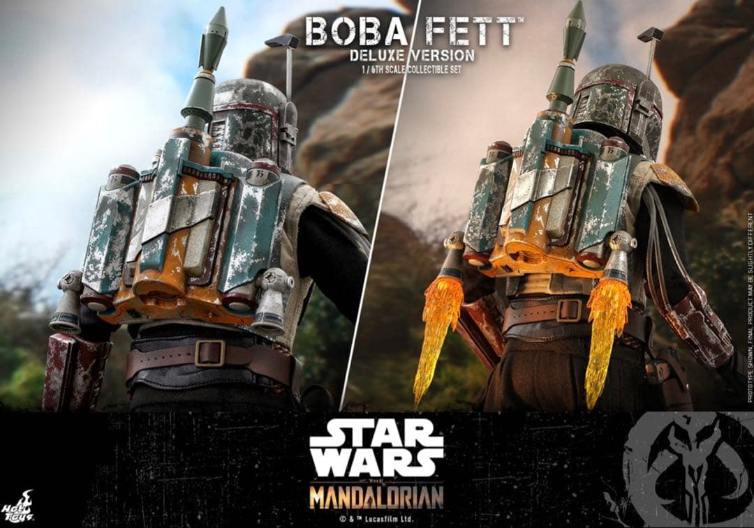 定価７万５千円 STARWARS マンダロリアンBoba Fett 1/6 2体