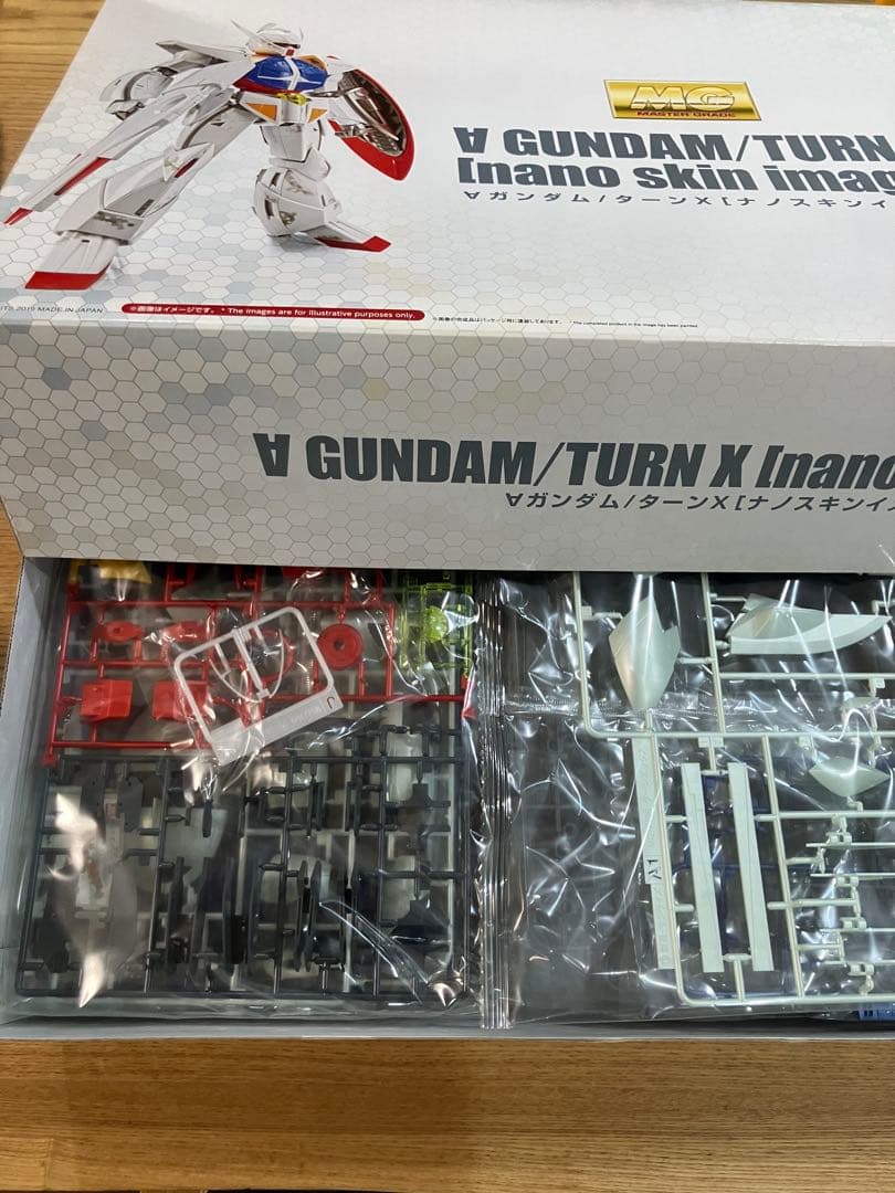 【未組立】MG ターンエーガンダム/ターンX ナノスキンイメージ　プレバン