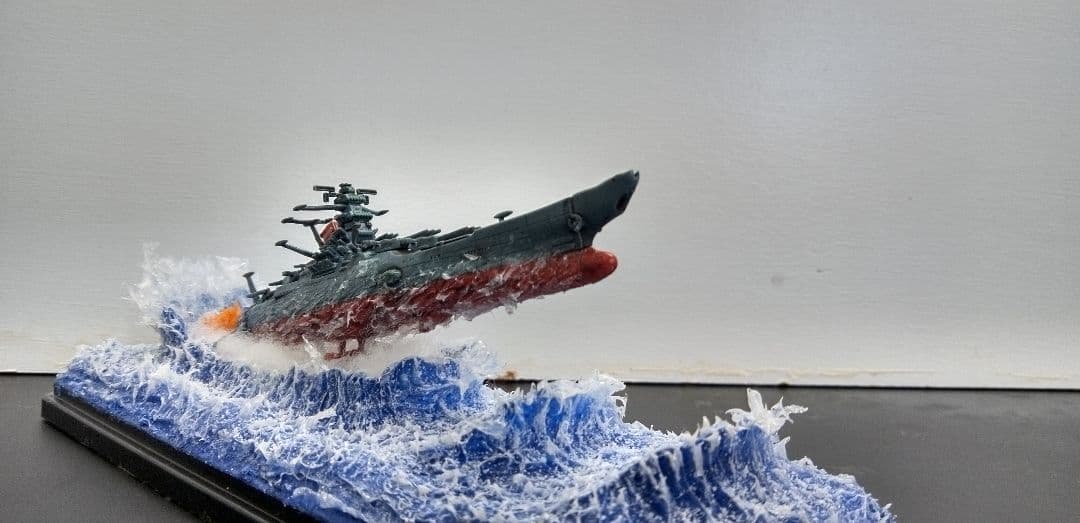 バンダイ.メカコレシリーズ.宇宙戦艦ヤマト2199 ジオラマ 完成品