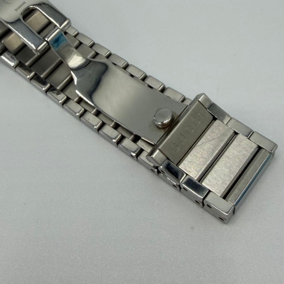 可動品 グッチ GUCCI 腕時計 111M スクエア メンズ シェリーライン