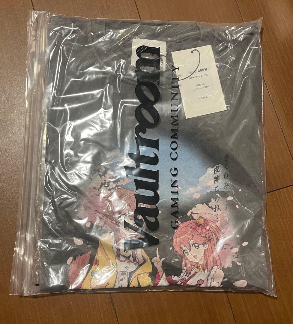 VAULTROOM MIKKORONE TEE CHARCOAL XLサイズ