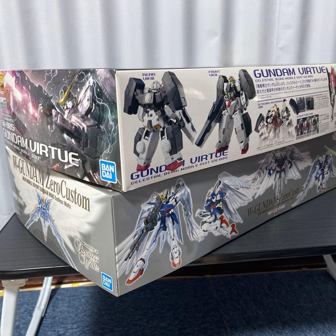 PG 1/60 ウイングガンダムゼロカスタムMG 1/100 ガンダムヴァーチェ