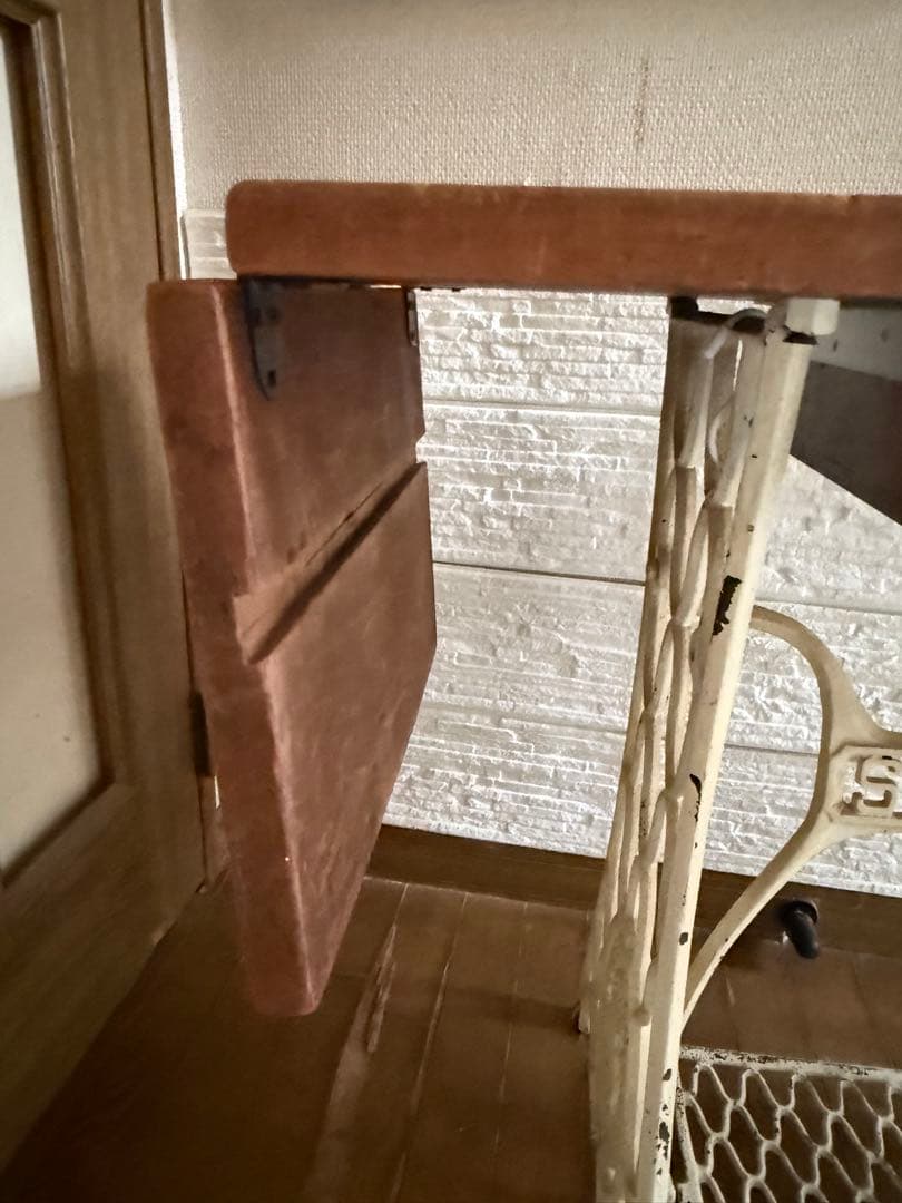 ha---co アンティーク シンガー ミシン 網目 鉄脚 足踏みミシン