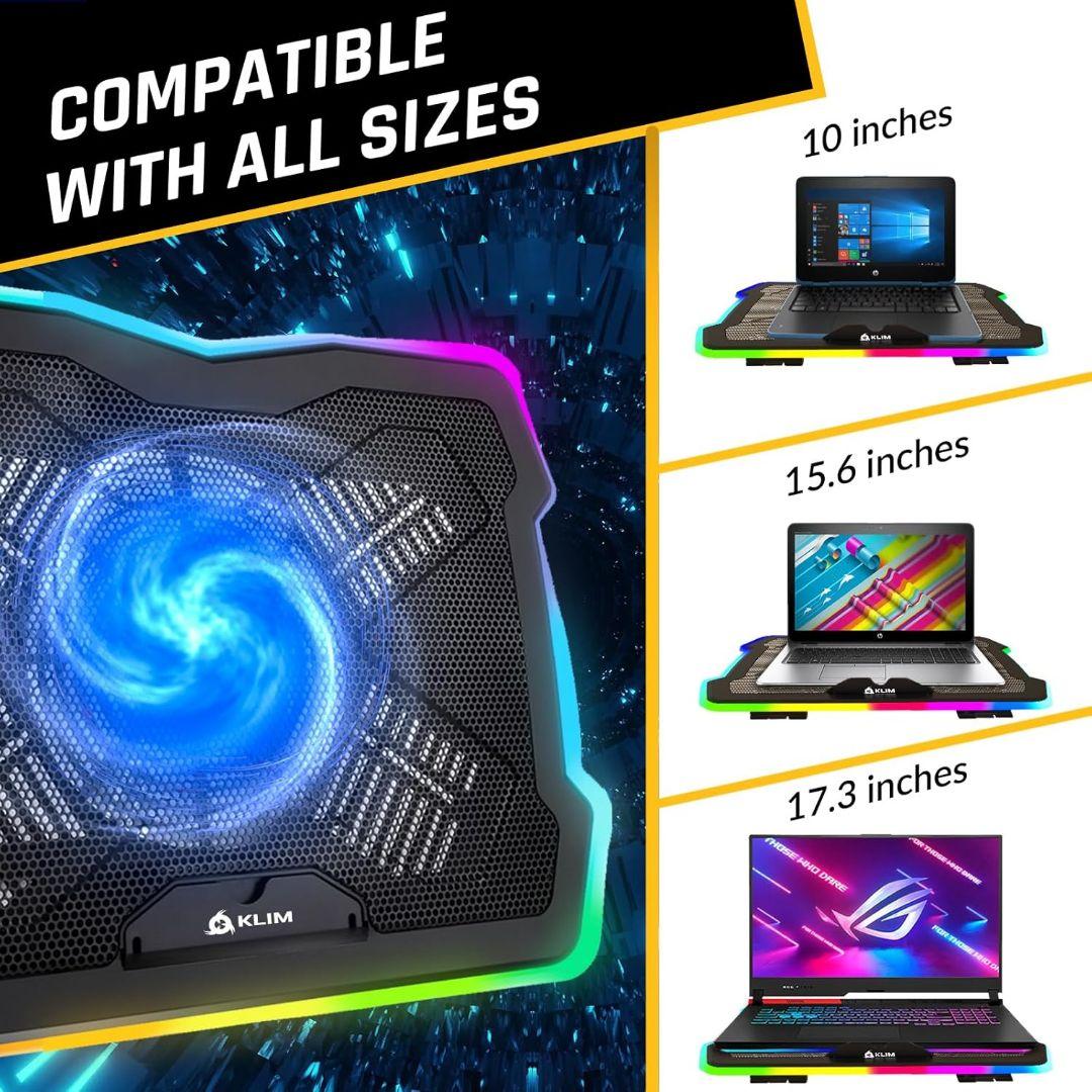 KLIM Ultimate RGB ノートパソコン冷却パッド