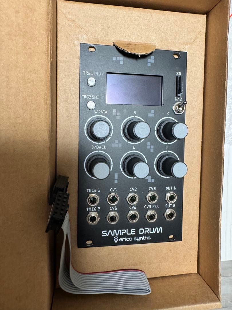 Erica Synths Sample Drum モジュラーシンセ