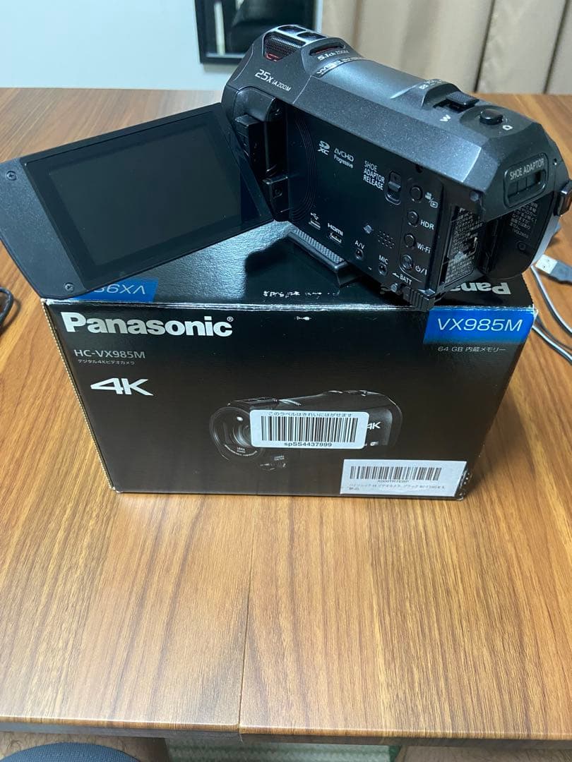 【ジャンク品】Panasonic HC-VX985M 4Kビデオカメラ本体