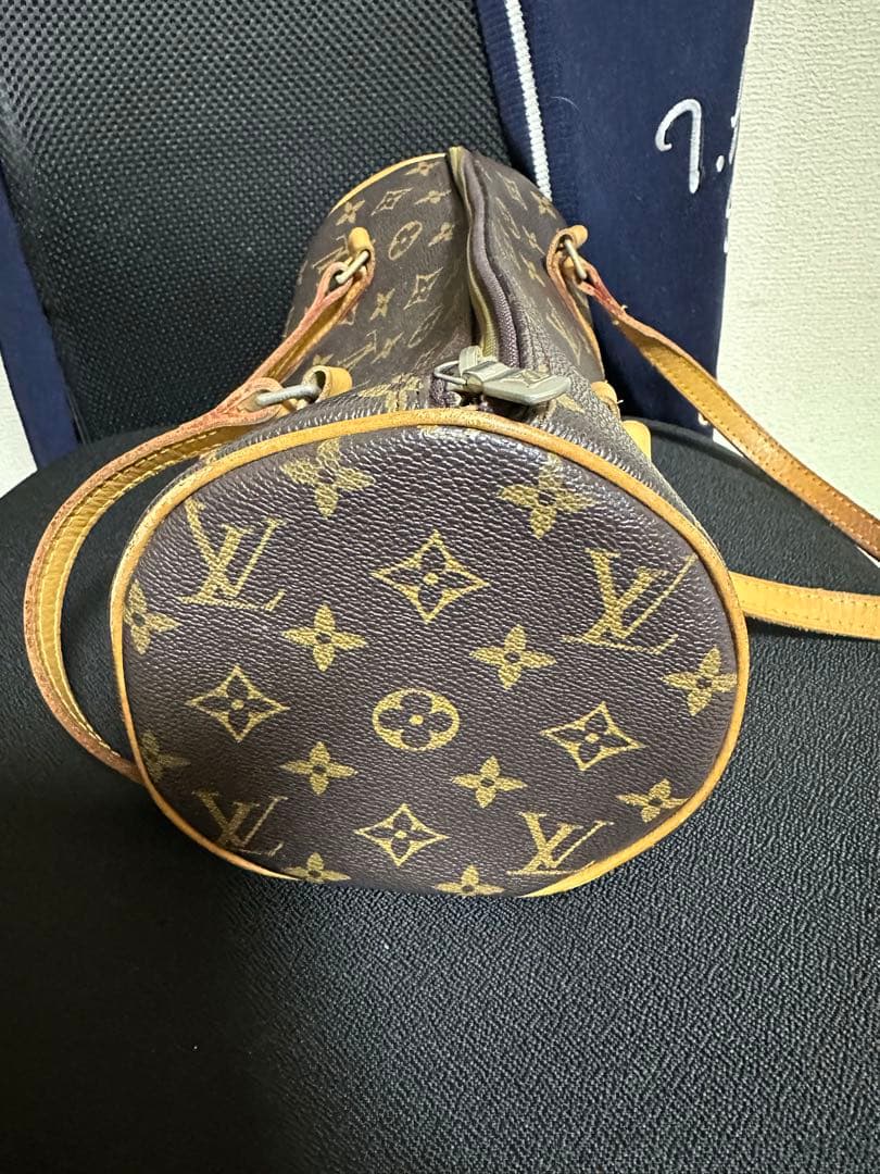 LOUIS VUITTON モノグラム パピヨン30 ハンドバッグ 筒型　中古
