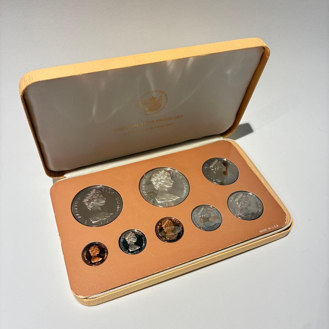 1976年クック諸島 プルーフ貨幣 セット フランクリン・ミント社