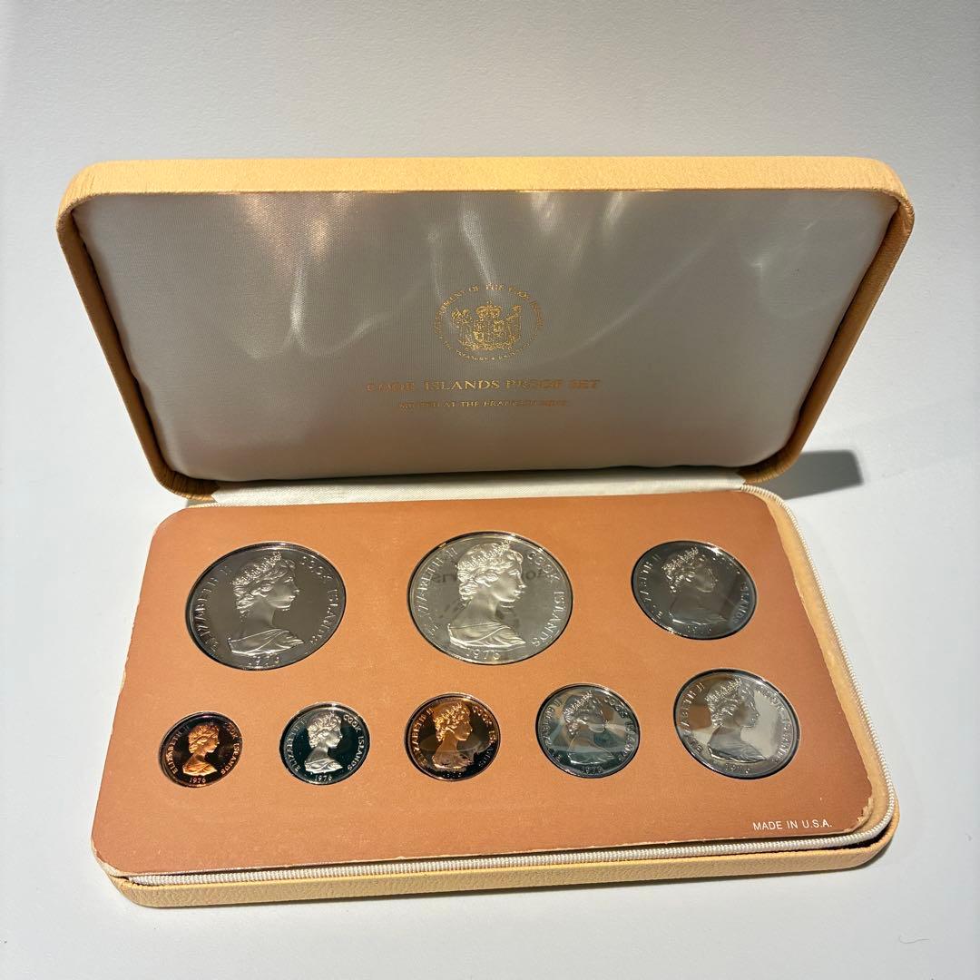 1976年クック諸島 プルーフ貨幣 セット フランクリン・ミント社