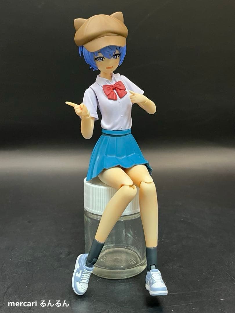 創彩少女庭園　虹村 映美　綾波レイカラーver＋モトコンポNERV塗装完成品