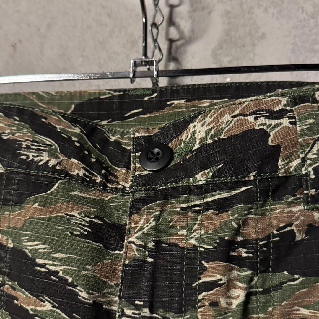 レディース X-girl エックスガール タイガーストライプカモパンツ 軍パン