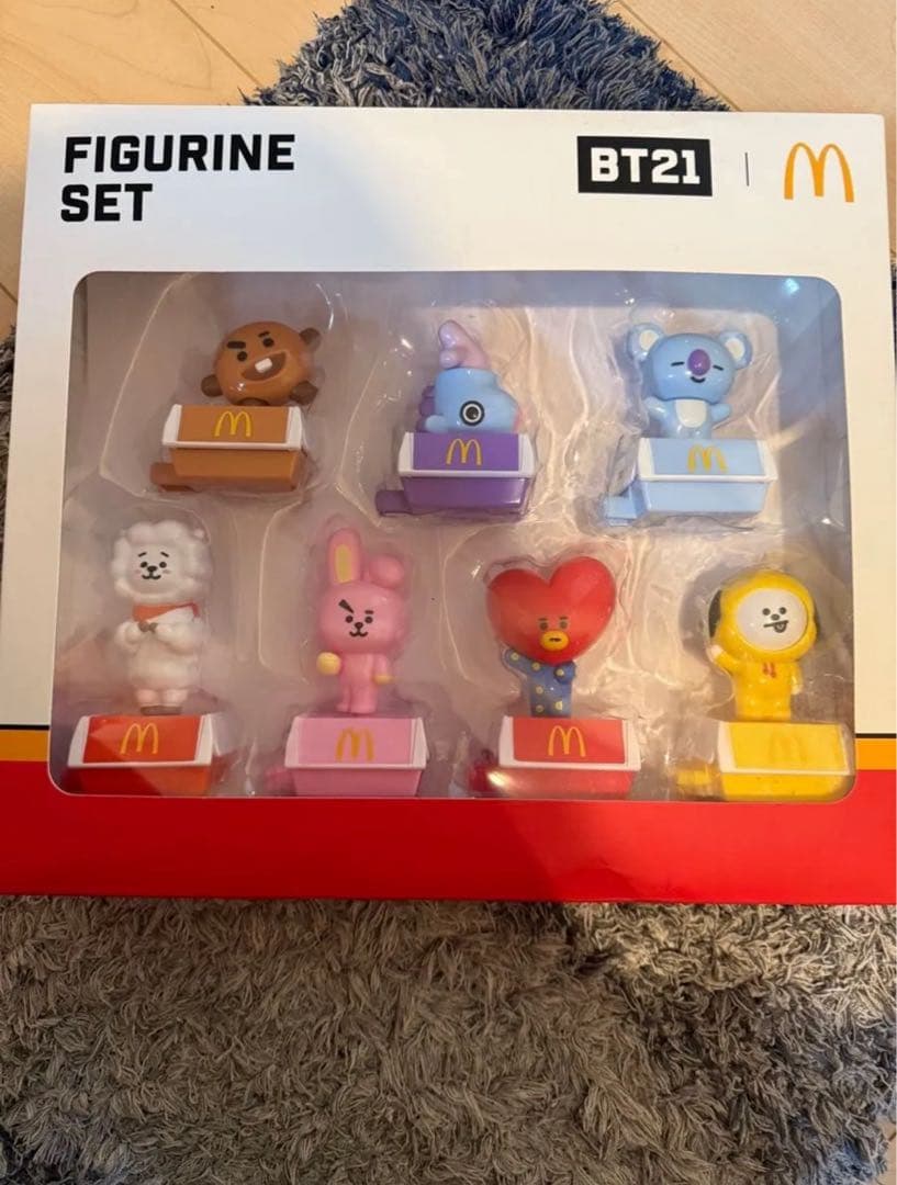 BT21 フィギュアセット 韓国マクドナルド