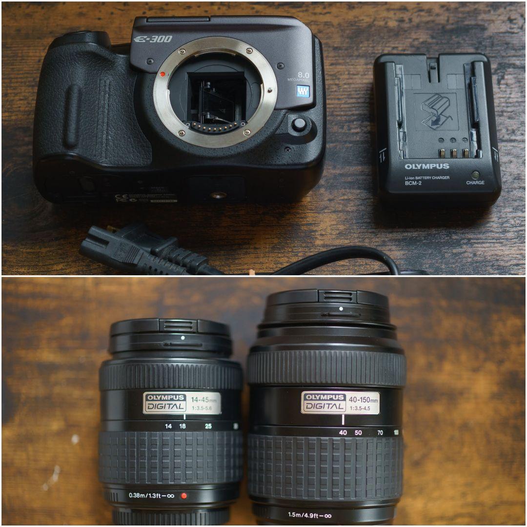 OLYMPUS E-300 ショット数7941 ズームレンズ2本付