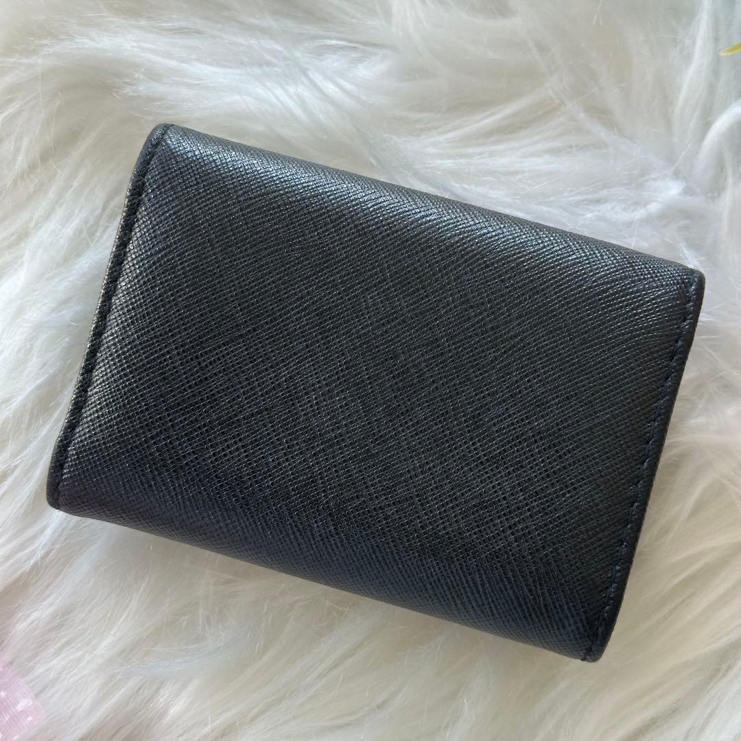 Vivienne Westwood 財布 ブラック 三つ折り レター型 レザー