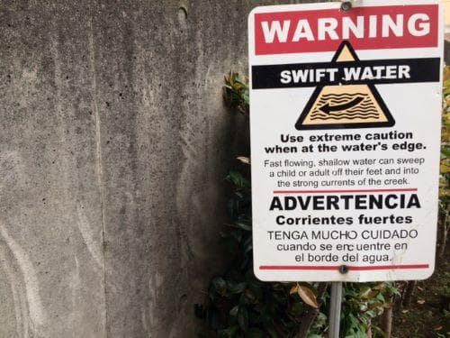 サーフィン ジャンク看板　WARNING　SWIFT
