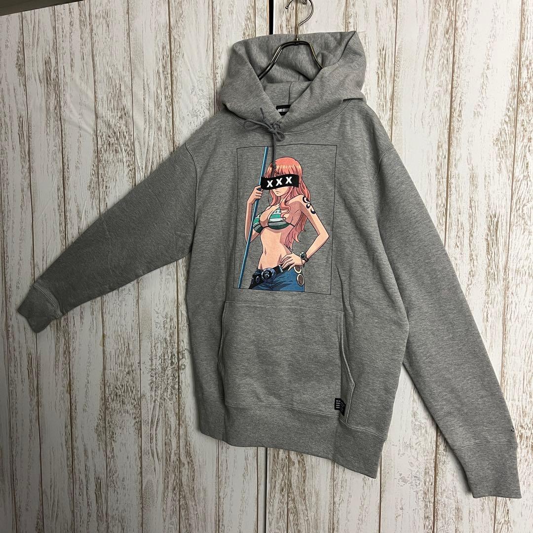 【即完売モデル】ゴッドセレクション☆ワンピース ナミ両面プリントパーカー 希少