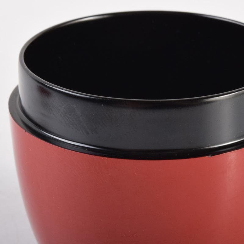 琉球漆器　べんぼう漆塗　紅房社造　朱塗　棗　時代箱　V　7202