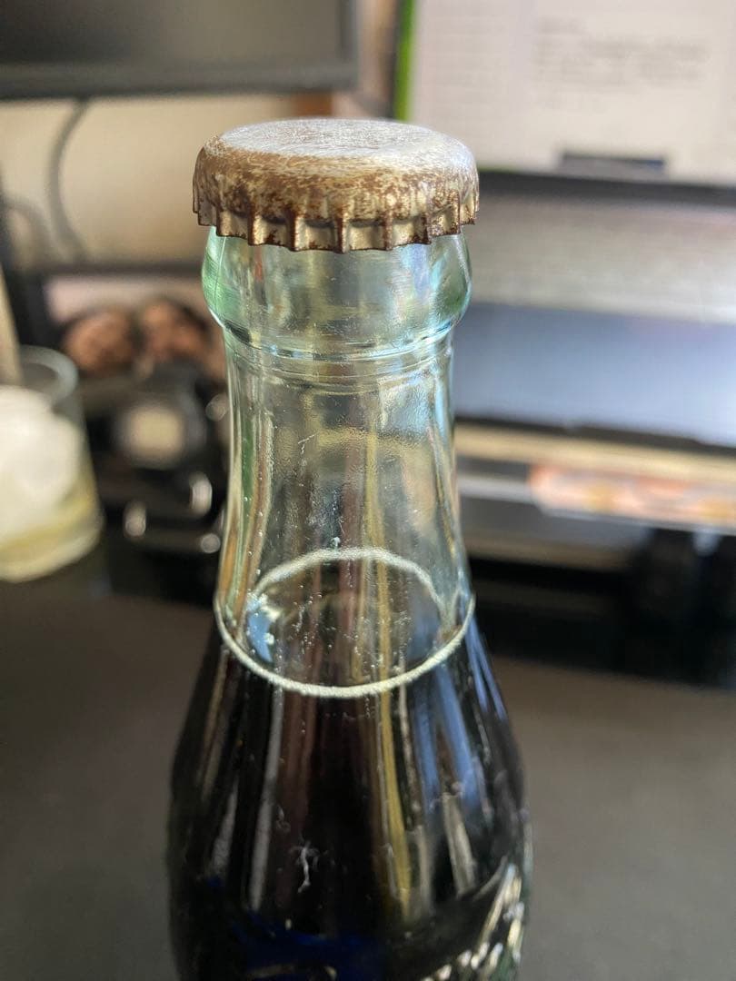 【未開栓!ヴィンテージコカコーラ】1956年製エンボス加工US製CocaCola