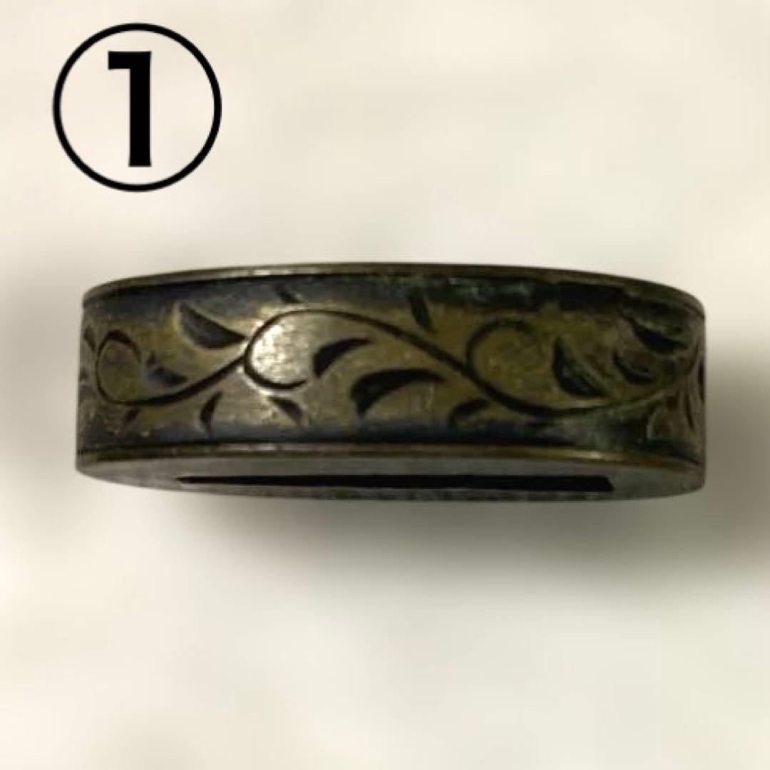 B-73 縁 3個セット　武具　刀装具　骨董品　時代物　日本　美術品　工芸品