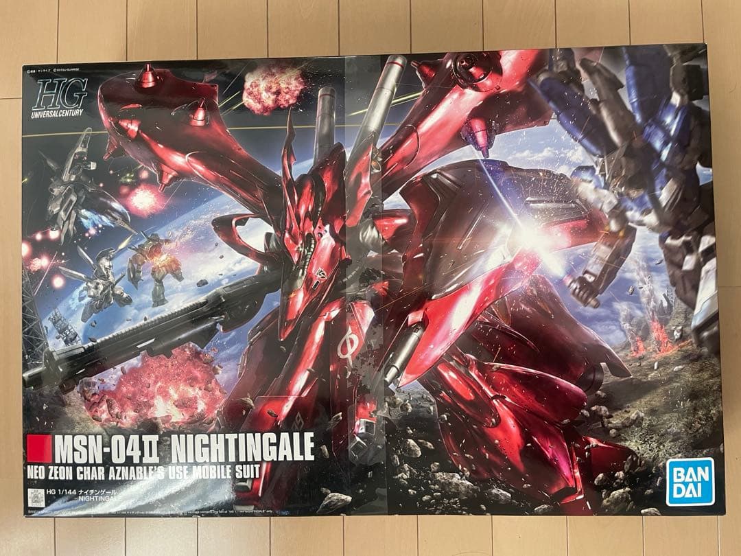 HGUC 1/144 ナイチンゲール MSN-04II ガンプラ