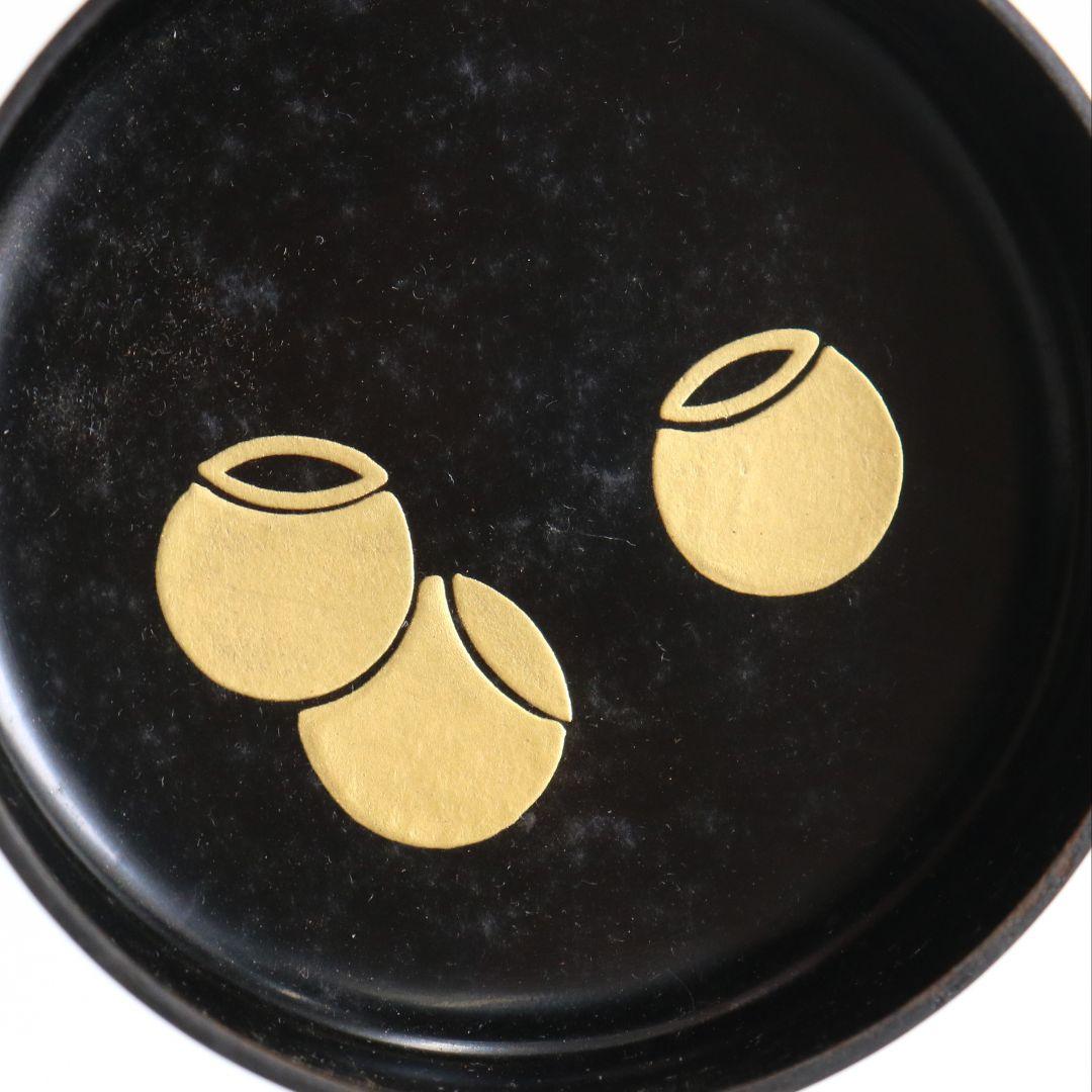 多田桂寛作 欅造 中棗 つぼつぼ蒔絵 茶道具 共箱共布　V809