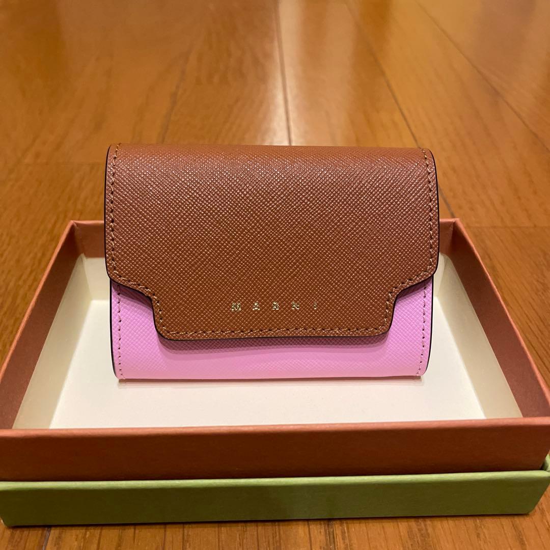 マルニ MARNI 財布 レディース カードケース/ケース　ブラウン　新品