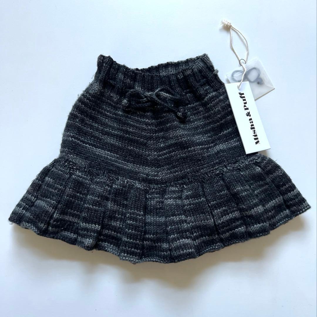 misha&puff ミシャアンドパフ　6Y スケポン　ニットスカート