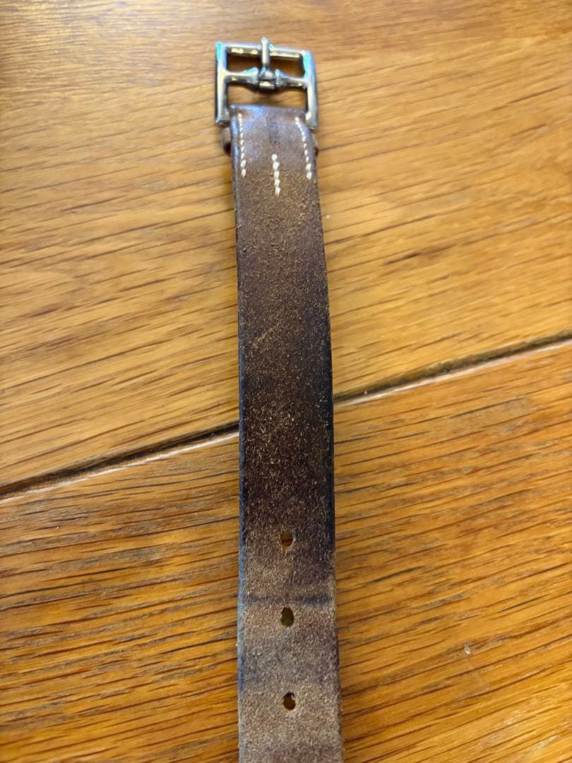 HERMES エルメス エトリヴィエール レザー ブレスレット バングル H刻印