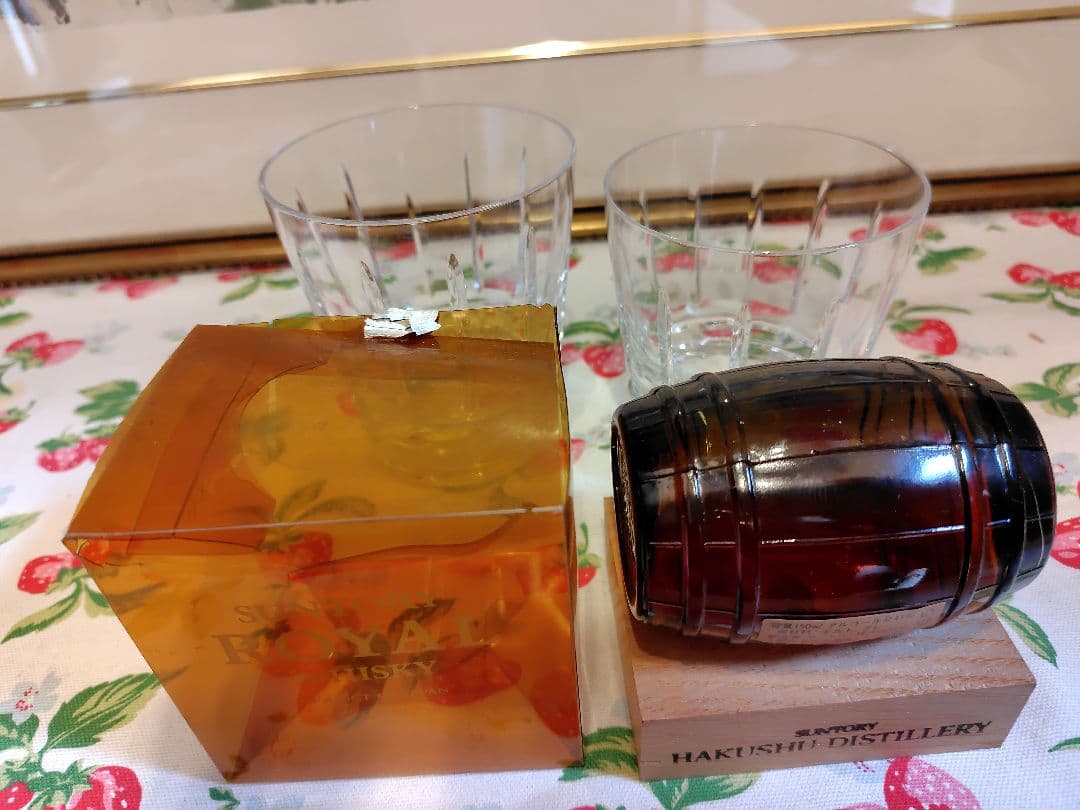 バカラ　アルルカン　2客　箱付き　サントリー　150ml ローヤル　ウイスキー