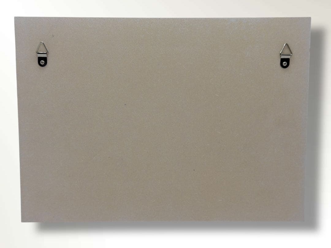 #猪熊弦一郎 陶額 陶板画 「驚く可き風景A」額装作品　P-D