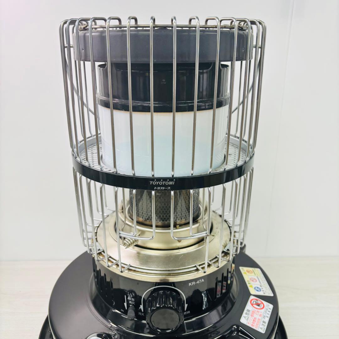 【トヨトミ 石油ストーブ KR-47A ブラック 2022年製】