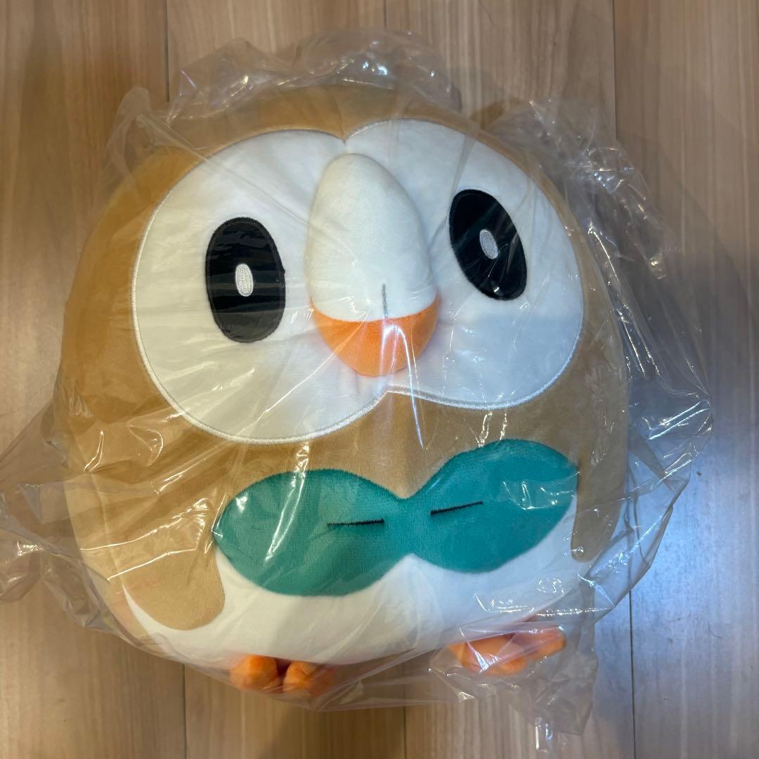 新品未使用 モクロー もっちりまんまる ぬいぐるみ クッション ポケモン タグ付