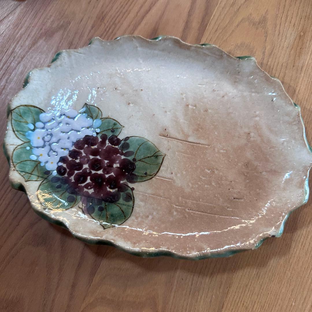 早い者勝ち✨陶あん　京焼　花柄陶器皿　2枚