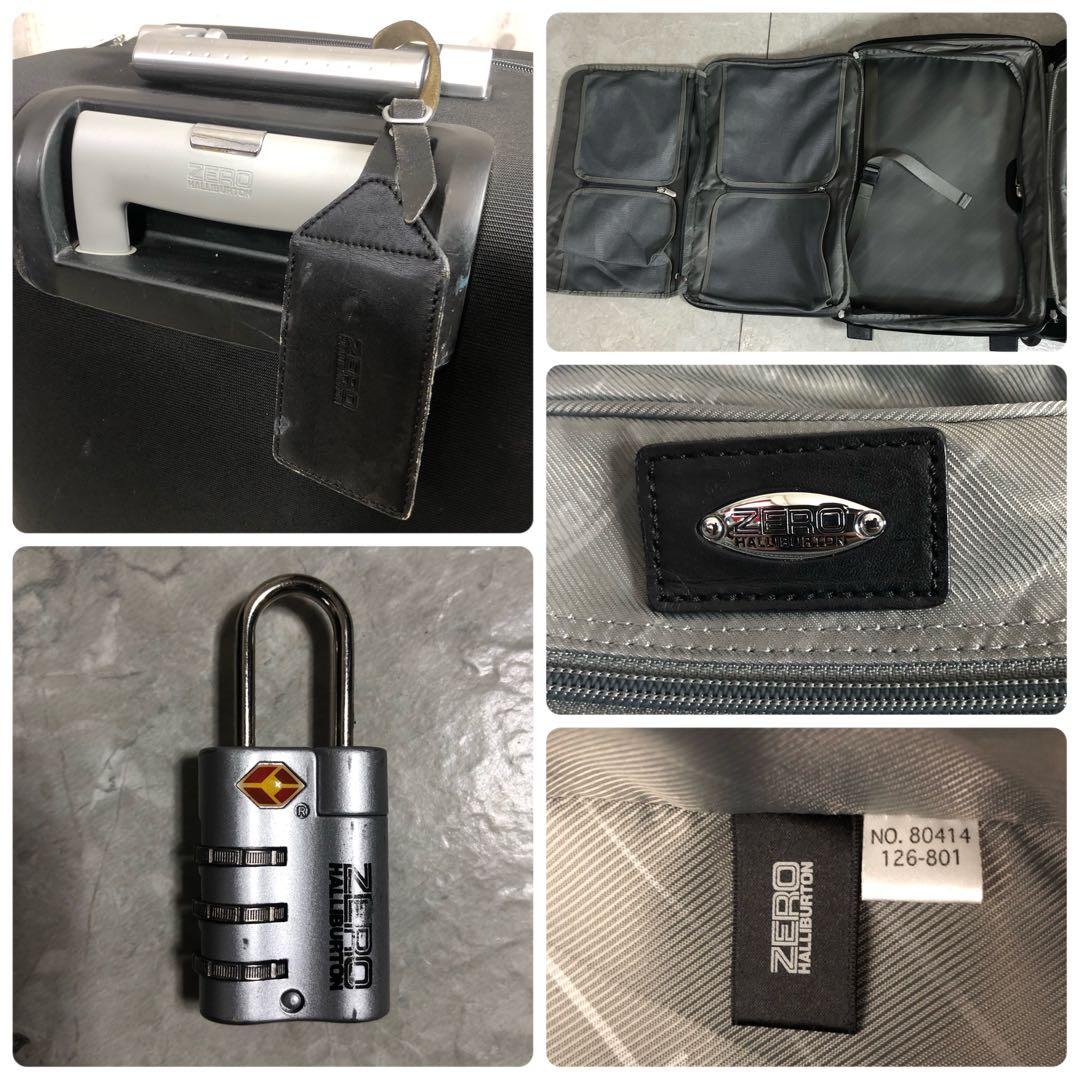 ゼロハリバートン　キャリーケース　2輪　ブラック　ナイロン生地　ビジネス