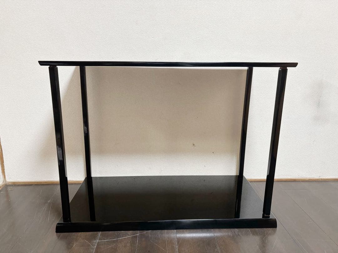 茶道具 木製 真台子 組み立式 利休好み 大棚 茶棚 飾り棚 おしゃれ 元箱