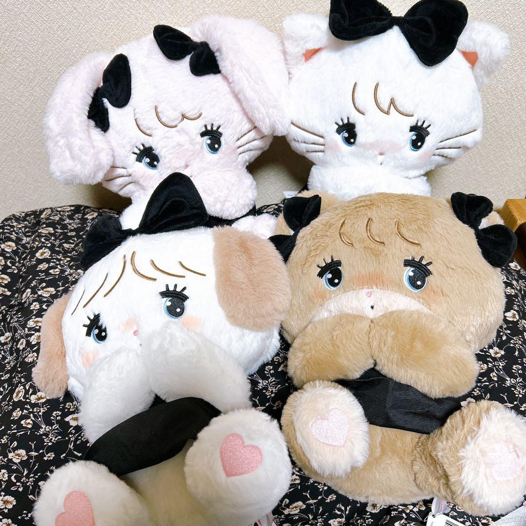 mikko characters BLACK RIBBON ぬいぐるみ 4種