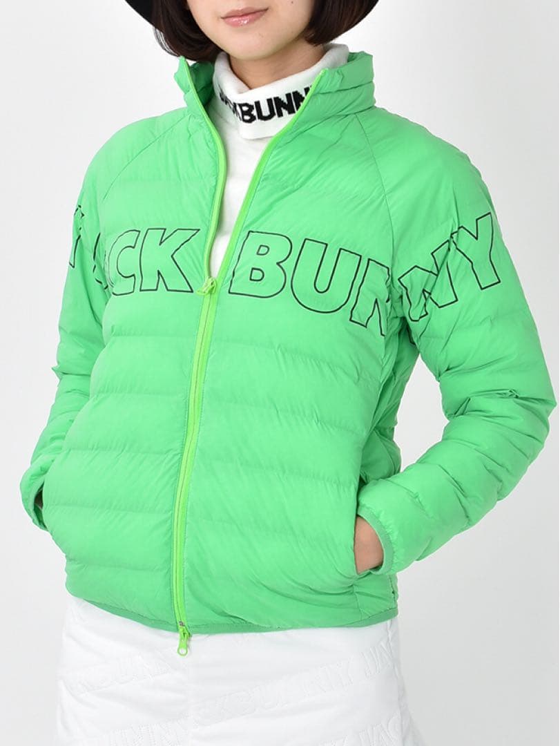 Jack Bunny!!（ジャックバニー）ナイロンタフタ 袋織 中綿ブルゾンS