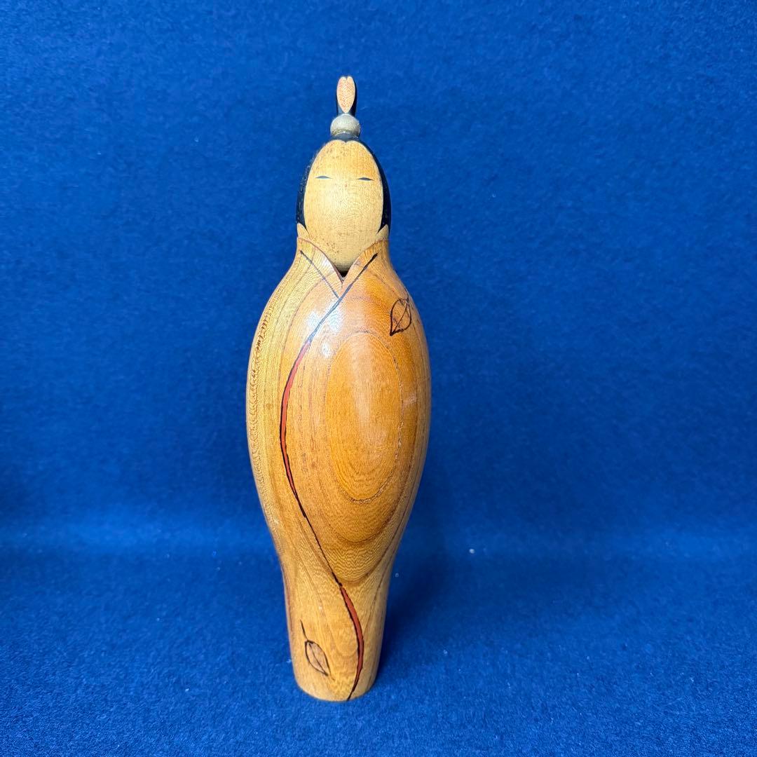 こけし 栗林一雪 在銘 時代 古玩 当時物 旧家 蔵出 骨董品