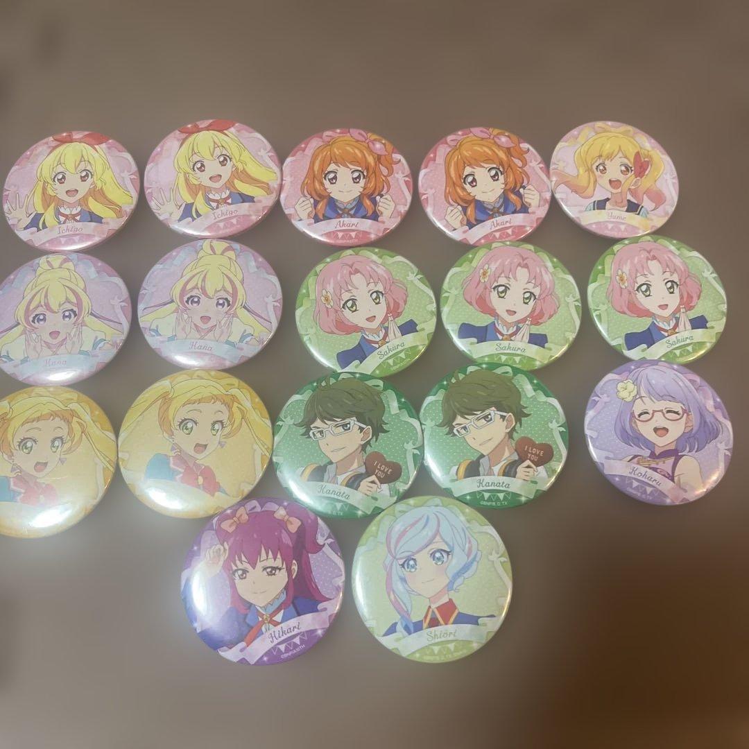 アイカツ! バースデー缶バッジ　3〜4月