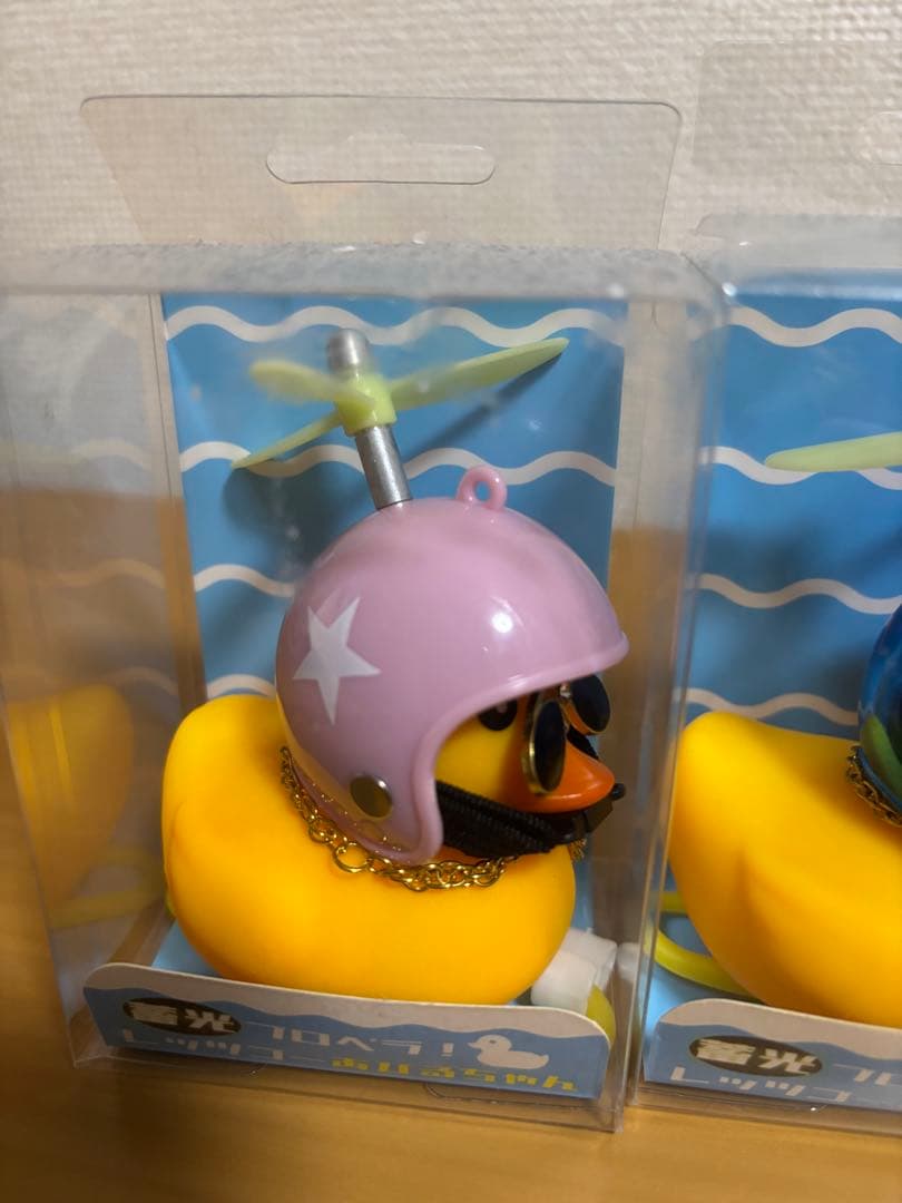 アヒル隊長　プロペラ付き　自転車　バイク　8個セット