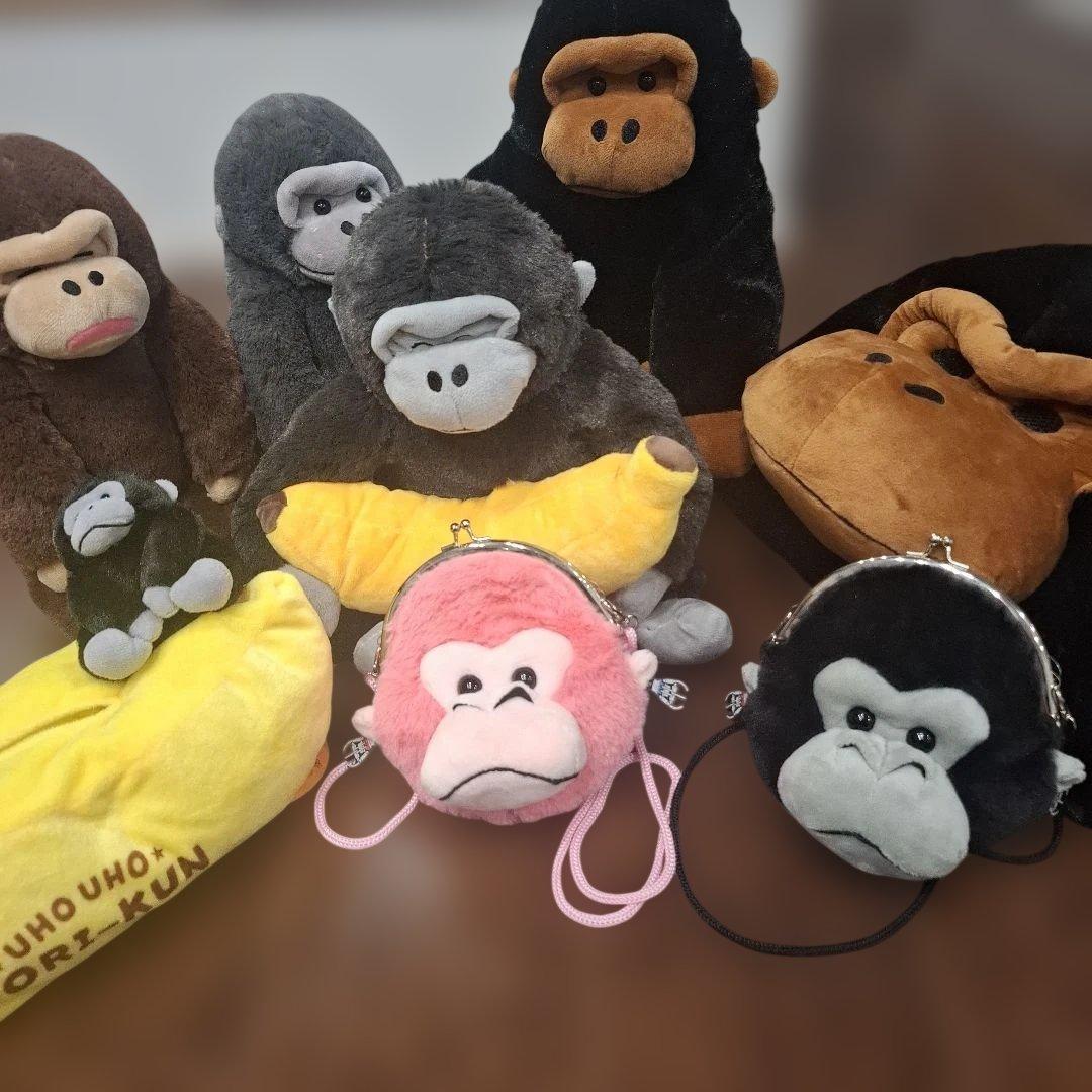 ゴリラグッズセット　ウホウホゴリラのゴリくん　YONEGORI