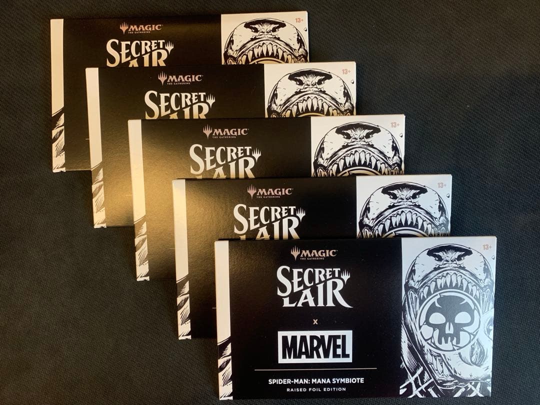 MTG SLD スパイダーマンレイズドFOIL 基本土地10枚×5セット