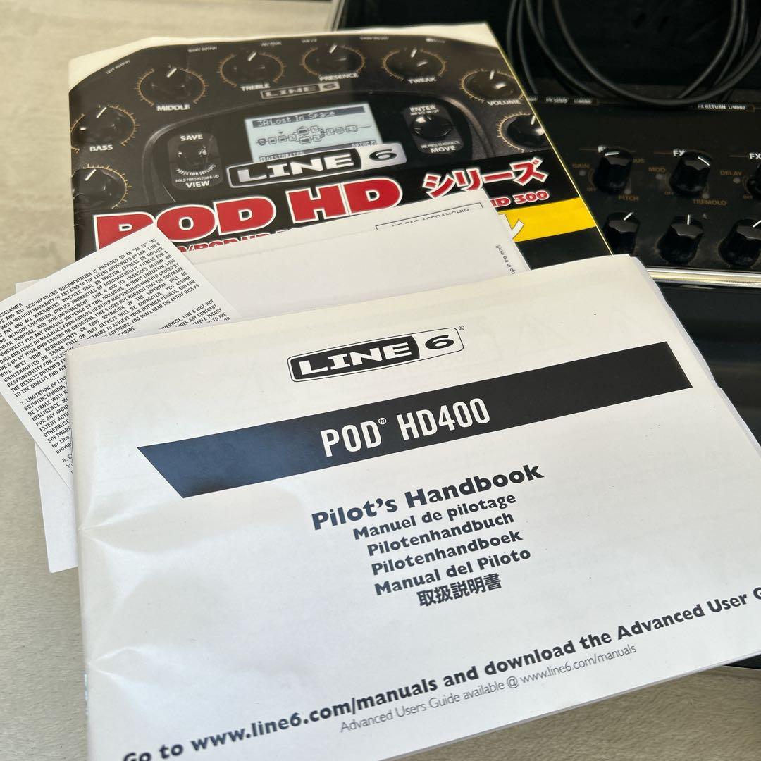 LINE6 POD HD400 マルチエフェクター ラインシックス