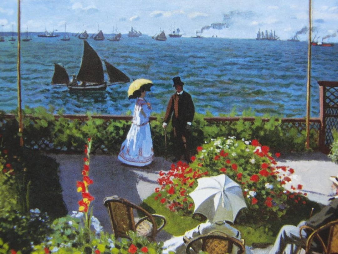 クロード・モネ、「Trerrace at Sainte-Adresse」、厳選
