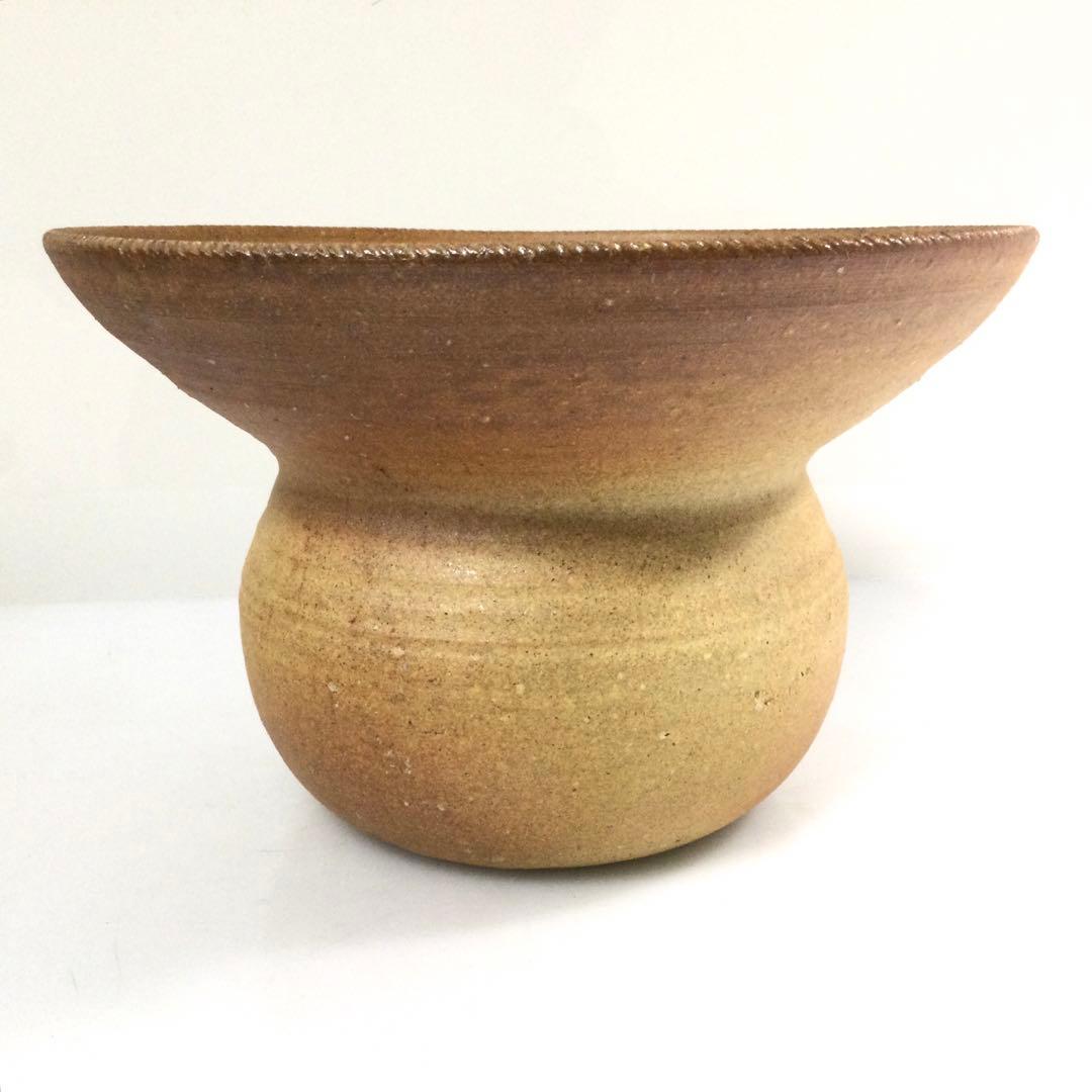 京焼 砂金袋水指 森里陶楽作 茶道具 供箱 L316