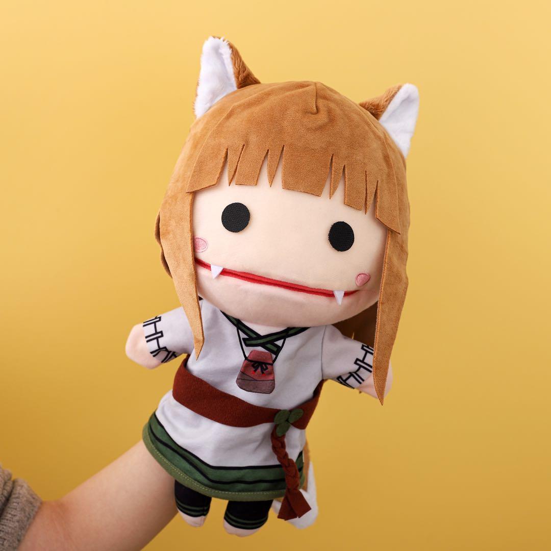 【超貴重！受注生産品】狼と香辛料 ハンドパペットセット（ホロ＆ロレンス）